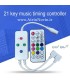 کنترلر موزیکال RGB با ریموت RF21key
