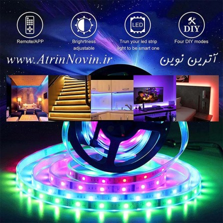 فروش ، قیمت کنترل بلوتوثی موزیکال RGB SP613E  با ریموت 39 کلید IR