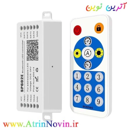 خرید، قیمت کنترلر دیجیتال SP602E بلوتوثی موزیکال 4 کانال با ریموت RF