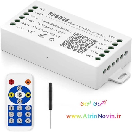 خرید، قیمت کنترلر دیجیتال SP602E بلوتوثی موزیکال 4 کانال با ریموت RF