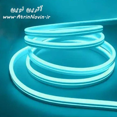 خرید نئون فیروزه ای ضد آب و قابل انعطاف از آترین نوین