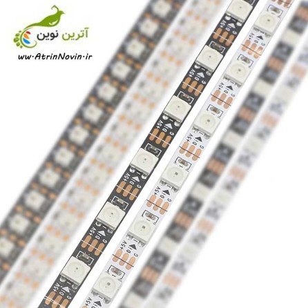 خرید و قیمت ریسه ال ای دی برنامه پذیر WS2812  تراکم 60