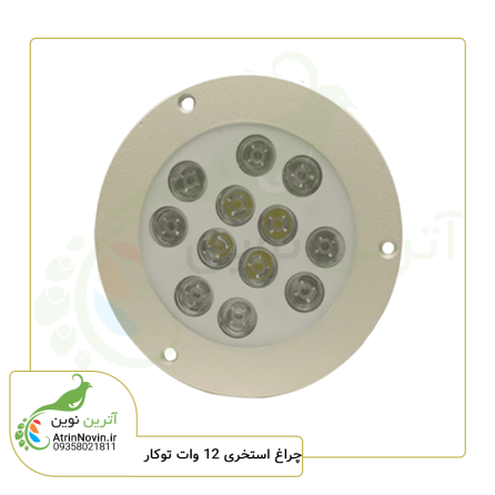 چراغ استخری 12 وات توکار