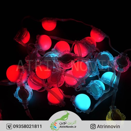 قیمت و فروش پیکسل  پوینت حبابدار 7LED برنامه پذیر 24 ولت