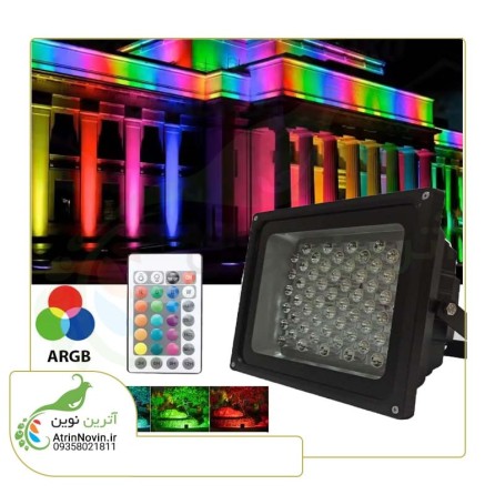 پروژکتور دیجیتال فول کالر و برنامه پذیر افکت دار RGB  فول کالر حرکتی
