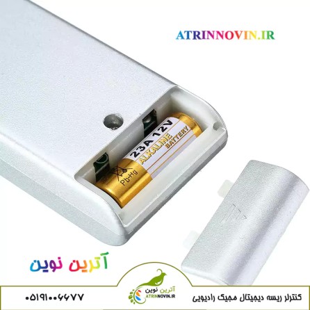 ریموت کنترل RF کنترلر دیجیتال ریسه LED مجیک با باتری 23A، مناسب کنترل بی‌سیم افکت‌ها و رنگ‌های نورپردازی
