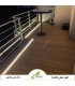 نور خطی کف حیاط
