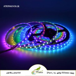 Led نواری برنامه پذیرWS2811 تراکم 60 آی پی67 با افکتهای خلاقانه