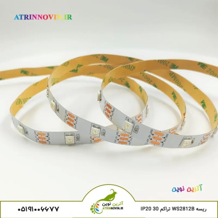 ریسه نواری دیجیتال WS2812B تراکم 30 آی پی 20 (2812/30Led/ip20/5V)