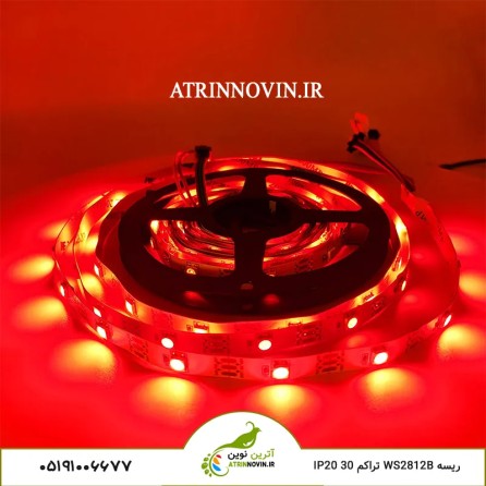 ریسه LED آدرس‌پذیر WS2812B تراکم 30 IP20