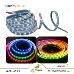 ریسه LED دیجیتال RGB مدل WS2812B تراکم 30