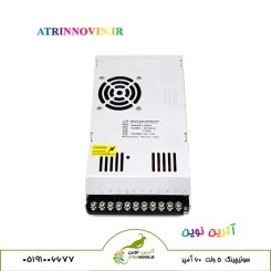 منبع تغذیه 5 ولت فن دار برای تجهیزات LED