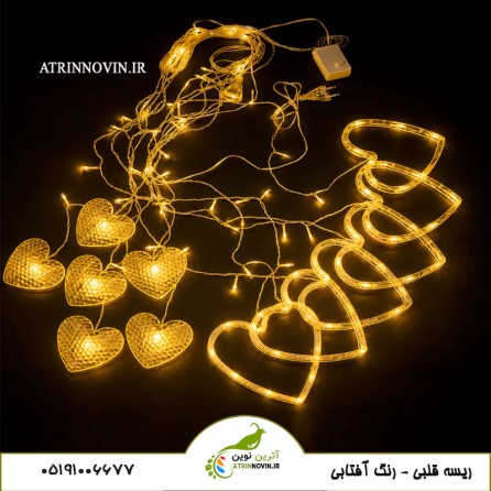 ریسه آویز قلبی برای دکوراسیون خاص