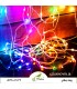 ریسه RGB بلوتوثی ۱۰ متری؛ ریسه جشنی RGBIC با ریموت و آداپتور
