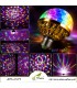 لامپ رقص نور چرخشی 6 وات حساس به موسیقی با نورهای RGB متحرک