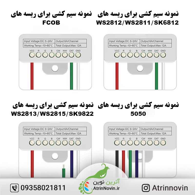 سیم کشی کنترلر SP630